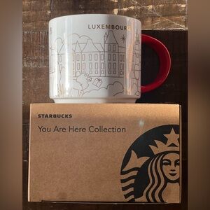 Starbucks you are here Luxembourg Christmas mug